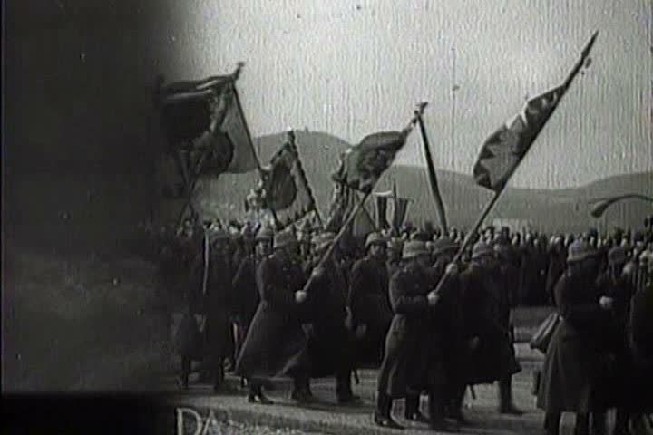 1940s - Japanese warplanes drop bombs on Taiwan during World War Two.