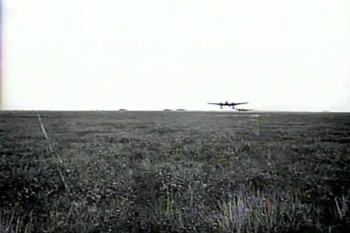 1940s - Captured Italian war film from 1941 shows scenes of German artillery shells striking Leningrad during siege.