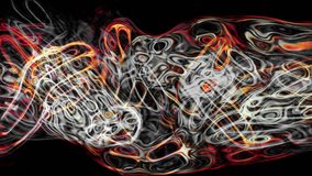 HD - Video Background 2010: Abstract fluid forms pulse, ripple and flow (Loop).