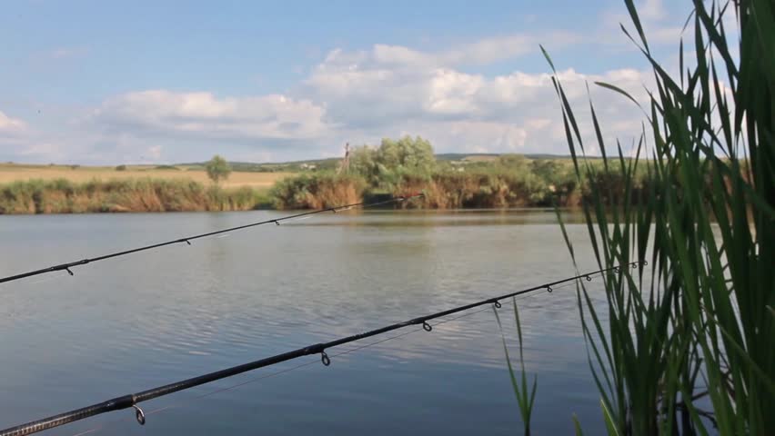 Lake. Spinning Stock Footage 