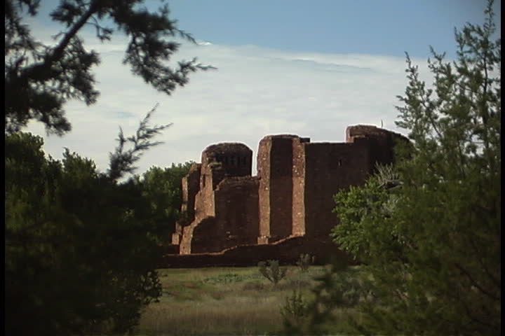 Quarai ruins at the Salinas Pueblos Missions National Monument in Albuquerque, New Mexico.