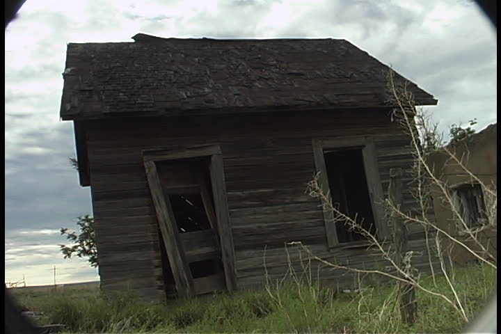 Abandoned House with Broken Door Stock Footage Video 100 