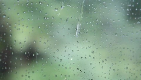raindrops on a car window