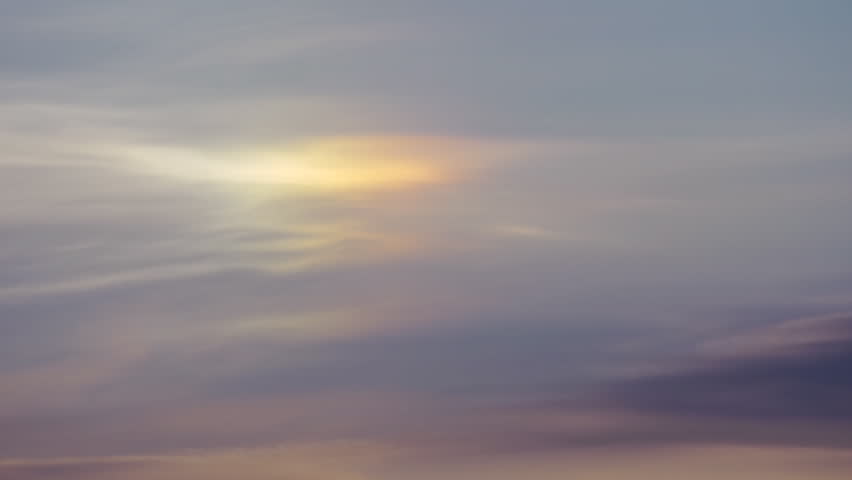 Time lapse of a sundog reflection in cloud