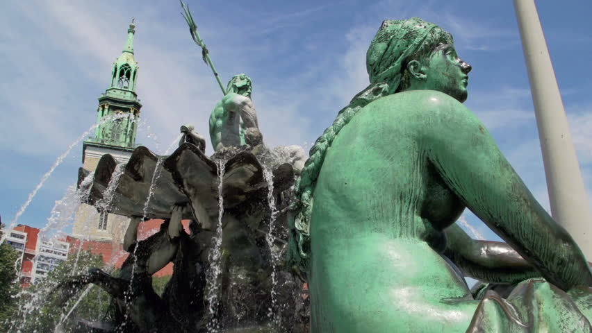 Neptune fountain in Berlin