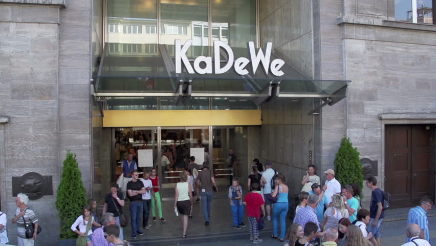 BERLIN, GERMANY - JULY 17: Entrance to KaDeWe Shopping mall in Berlin on July