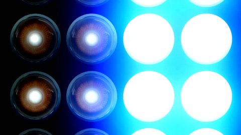 Loop seamless background optical lens flares Spotlight Flood Light Flashing Wall Stage Blinder Blinking Light Club Flashlights Disco Lights led Beam Light Bulb Halogen Headlamp Lamp Nightclub seamless