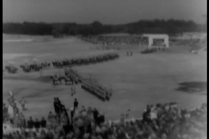 1930s - Civil War reenactment in Yorktown Virginia in 1931.