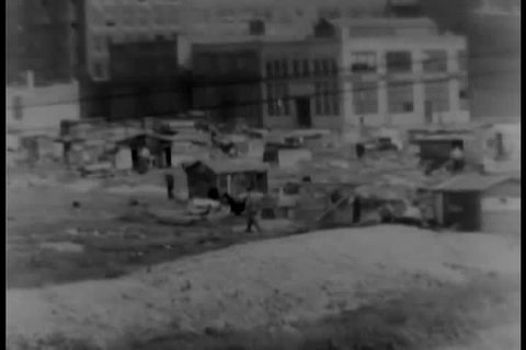 1930s - The slums of Chicago in 1931.