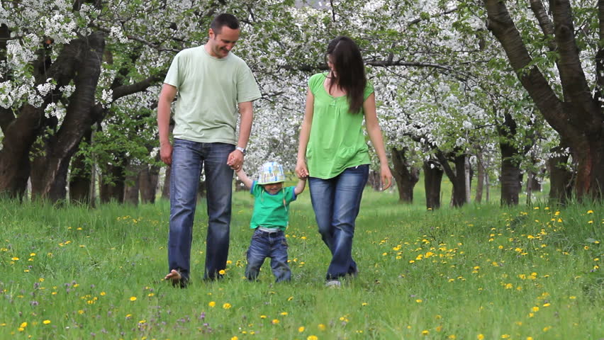 walking with baby