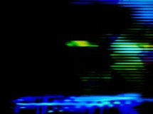 NTSC - Video Background 2033: Abstract digital data forms pulse and flicker (Loop).