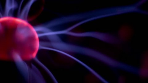 cool abstract light pattern made from an electric plasma ball
