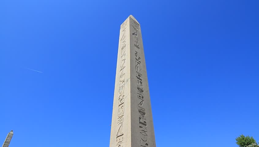 ISTANBUL - MAY 16: Egyptian obelisk at ancient hippodrome on May 16, 2013 in