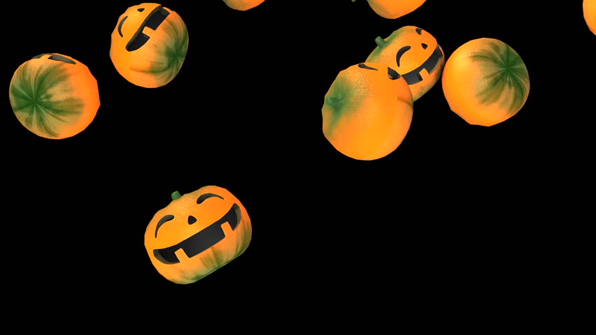 Halloween pumpkin drop