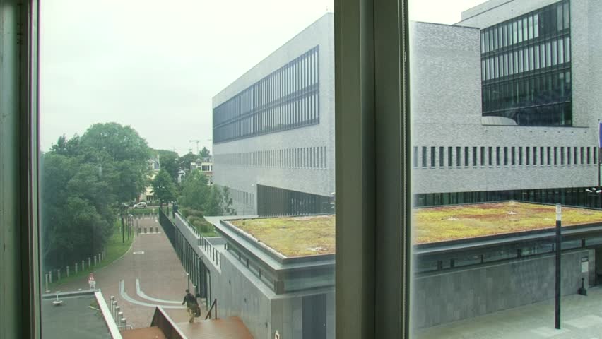 THE HAGUE, THE NETHERLANDS - 4 JULY 2013: pan Europol headquarters (European Police Office), the European Union