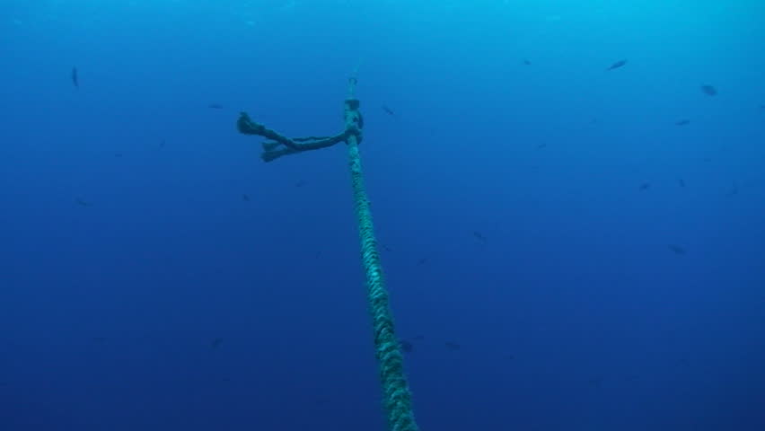 line under water