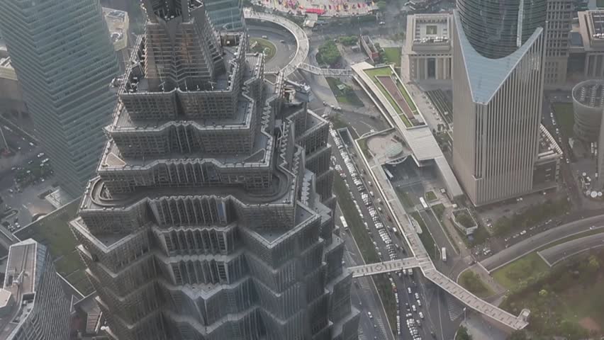 shanghai aerial view