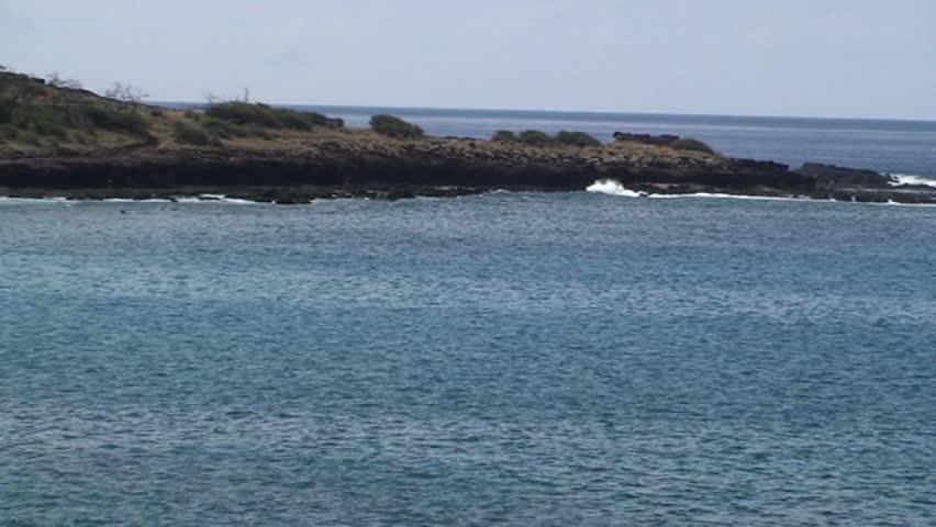 Manele Bay Point in Lanai Hawaii, Zoom Out
