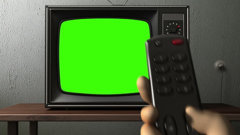 Tv On Wall Turning Channels Remote Stock Footage Video (100% Royalty-free)  4510094 | Shutterstock