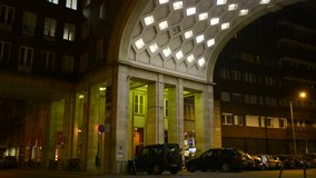 There is a camera tilt, and you can see a beautiful arch, which is illuminated. - Powered by Shutterstock - Get 15% off with code: PIKWIZARD15