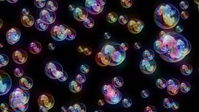 Soap Bubbles 2 - Joyful And Vivid Video Background Loop /// A variation of our infamous soap bubbles video loop - a great addition to parties, weddings, concerts, clubs and festivities!