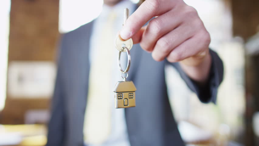 Key to a New Home! Stock Footage Video (100% Royalty-free) 4395479