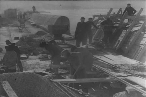 1940s - Silent film about the Battle of Dunkirk in World War Two.