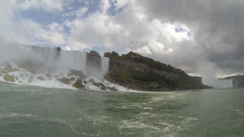 Niagara Falls from the River 1. On board the world famous Maid of the Mist in