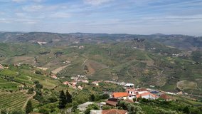 Video overlooking landscape of the Peso da Regua region's, in northern Portugal.
Vineyards in the Douro Valley, Alto Douro Wine Region, officially designated by UNESCO as a World Heritage Site.