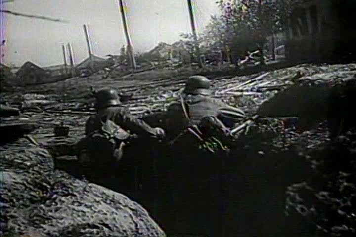 1940s - Captured Italian war film from 1942 shows the Battle For Stalingrad in Russia during World War Two.
