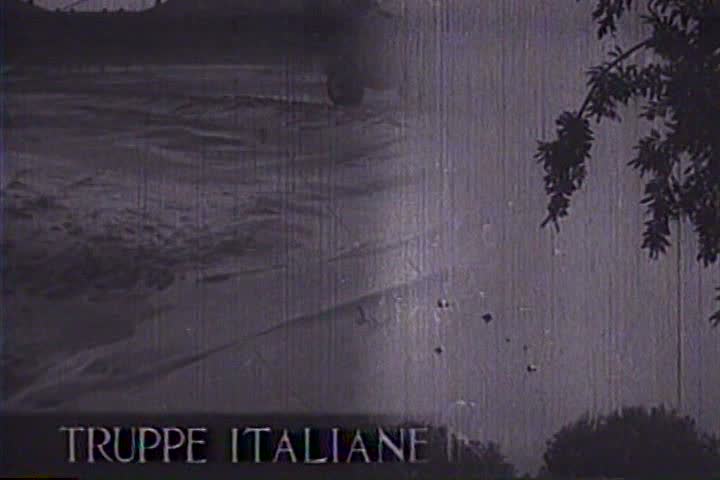 1940s - Captured Italian war film from 1942 shows Italians fighting in Russia with great hardship during World War Two.
