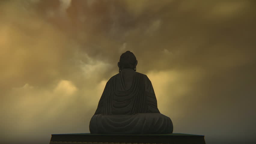 Detailed view of the Statue of the Buddha in 360 degrees
