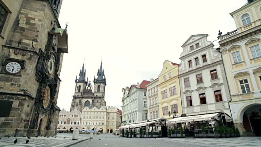 Czech Republic, Prague - June 11: Architecture in the streets on June 11, 2013 in Czech Republic, Prague