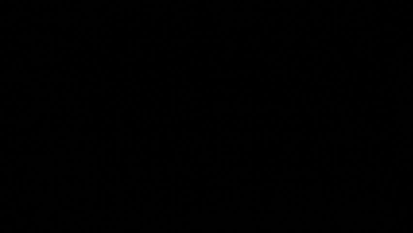 Thunder storm from car view