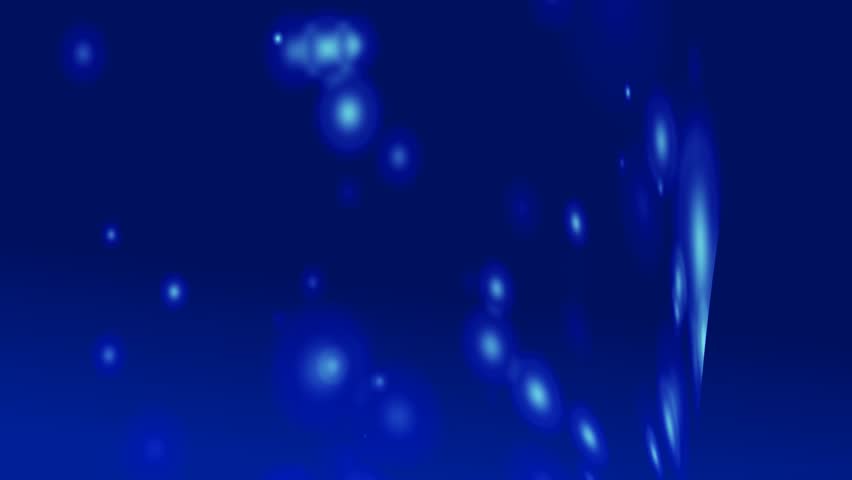 Blue Bubbles Abstract Background
