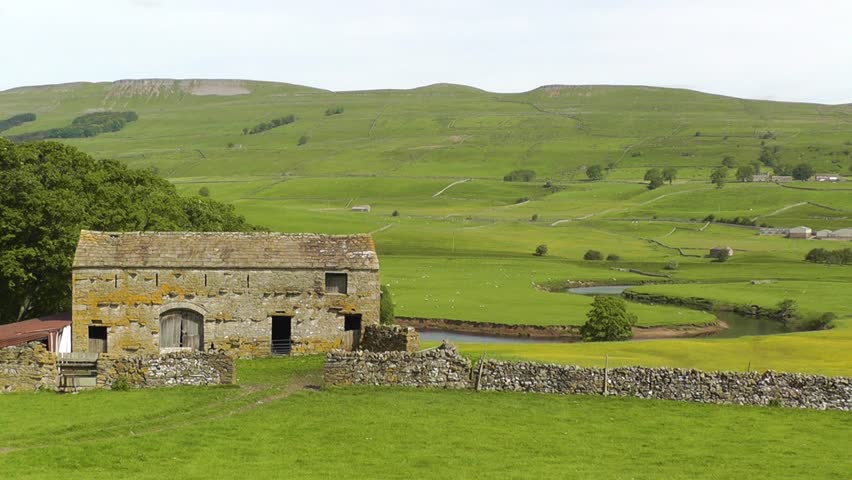 An Old Stone Barn in Stock Footage Video (100% Royalty-free) 4420400 ...