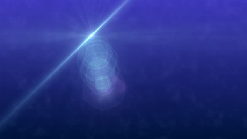 Blue background with lens flares