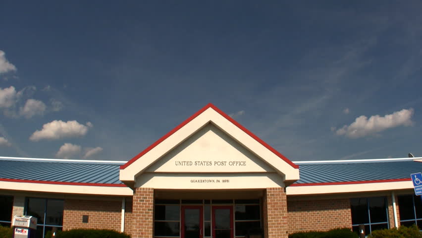 Two views of a US Post Office