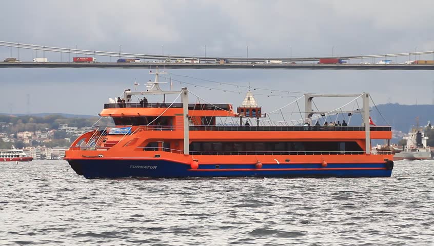 ISTANBUL - OCT 20:  Pleasure boat Turnatur (IMO:  9631618, Turkey) on Oct 20,