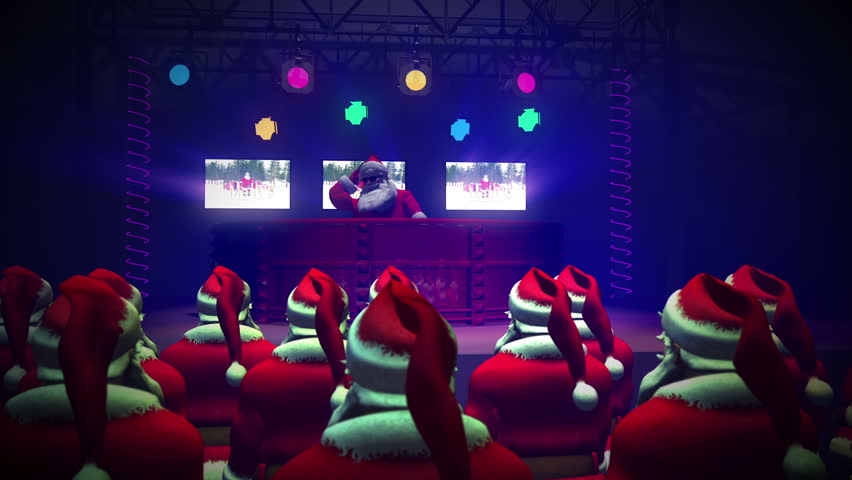 DJ Santa Version 5 with moving lights