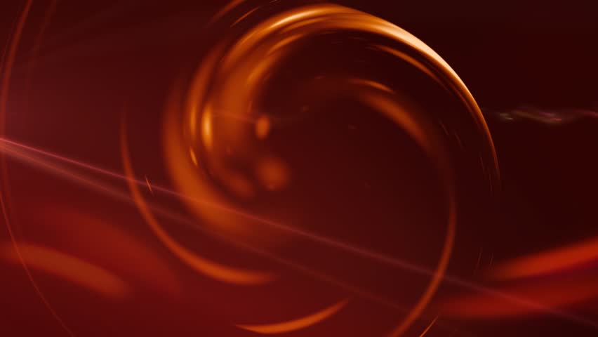 Orange Abstract Background - Seamlessly looping animation on an orange