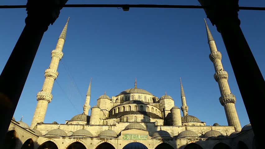 Sultan Ahmet Square- Blue Mosque in Istanbul - Turkey