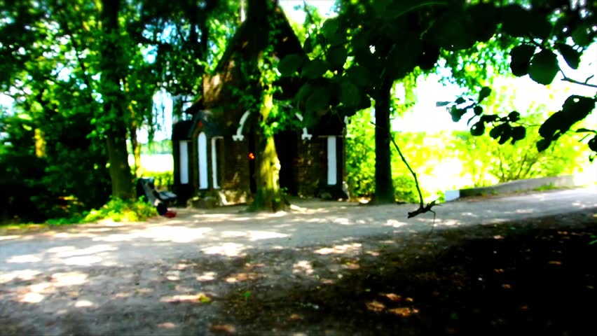 Little church in the middle of the nature