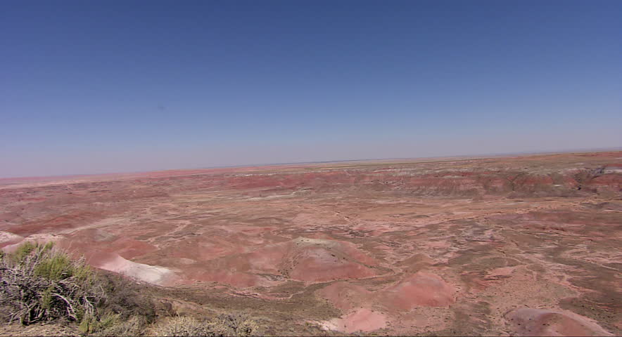Panoramic view of painted desert and canyon, Arizona