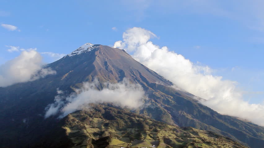 Tungurahua Volcano in the Ecuadorian Stock Footage Video ...