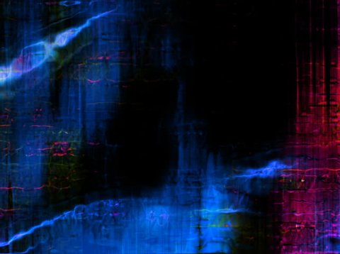 NTSC - Video Background 2071: Abstract digital data forms pulse and flicker (Loop).