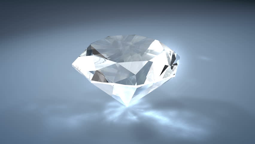 Gemstone diamond, with alpha matte.