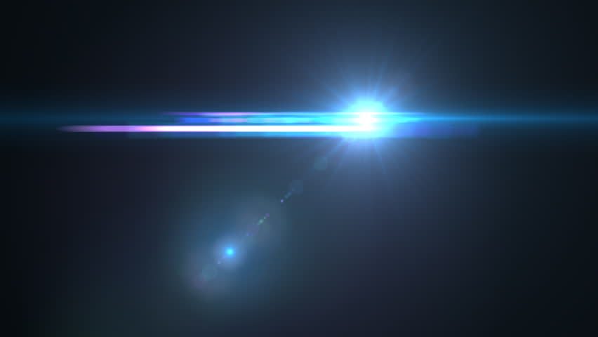 Beautiful Lens Flare Effect is Stock Footage Video (100% Royalty-free