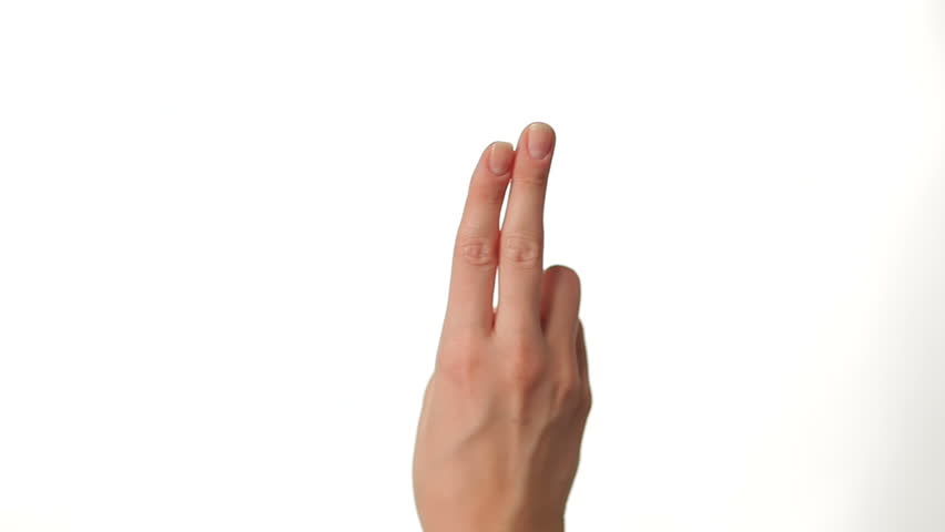 Touch Screen Hand Gestures for tablet and smart-phone on white background