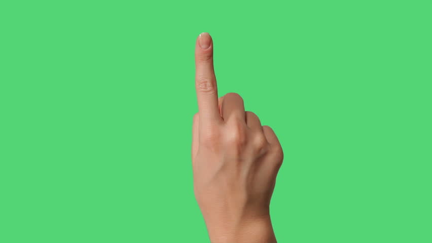 Touch Screen Hands Gestures on green screen for smart phone and tablet two | Shutterstock HD Video #4474544